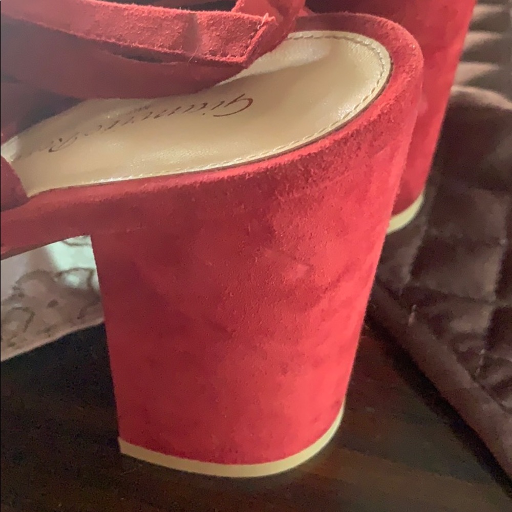 🎄Gianvito Rossi Milano “Red suede heels” size 40 - Picture 5 of 8